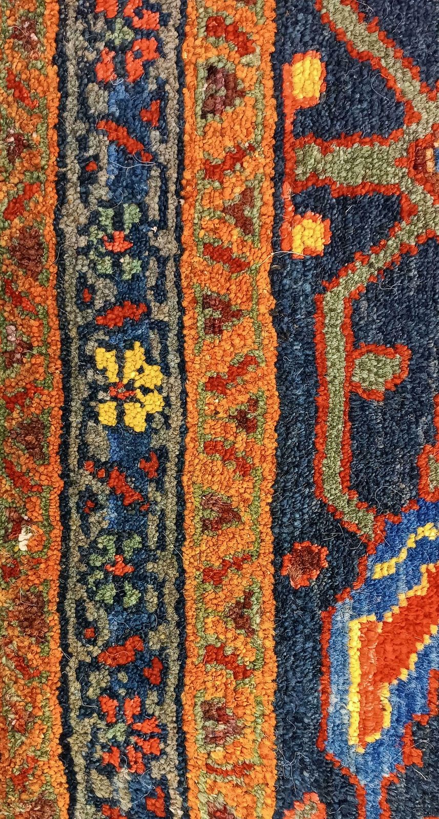 Handmade Rug Doormat Oriental Rug Half Circular Interior Carpet Mat Entrance Way photo Textiles