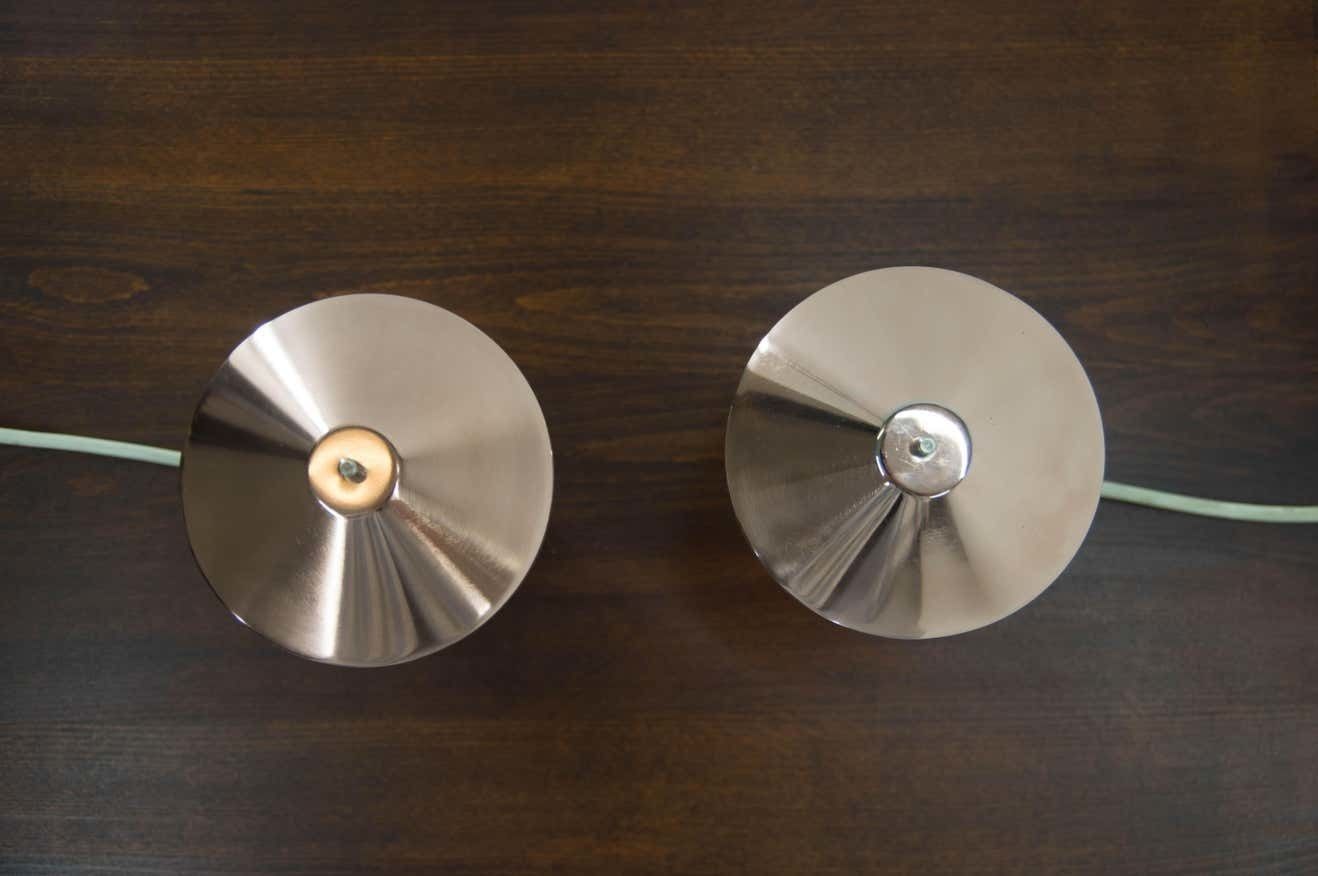 Set Of Two Bedside Lamps By Lustry, Kamenicky Senov, 1970s photo Lighting