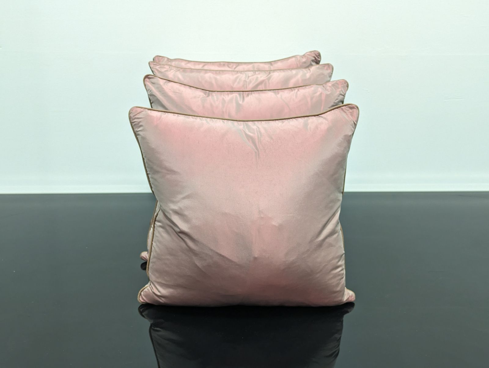 Satin Pink Cushions X4 photo for sale