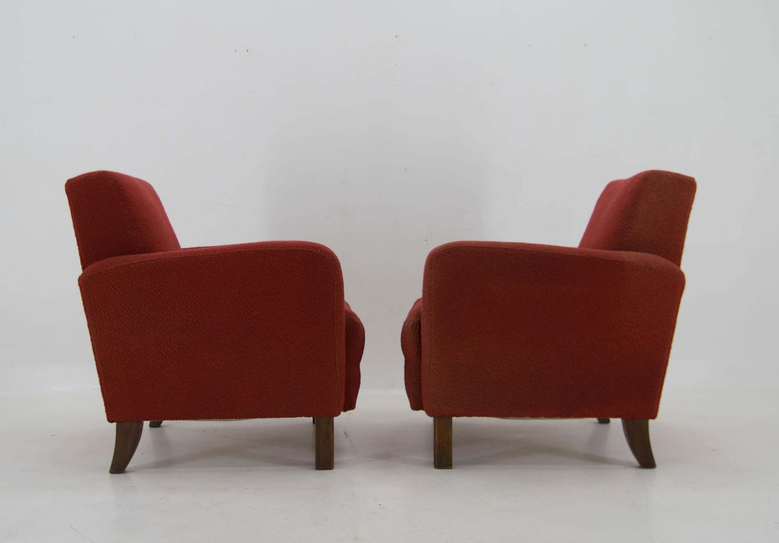 Set Of Two Art Deco Armchairs Attributed To Halabala, 1930s photo 1279.0