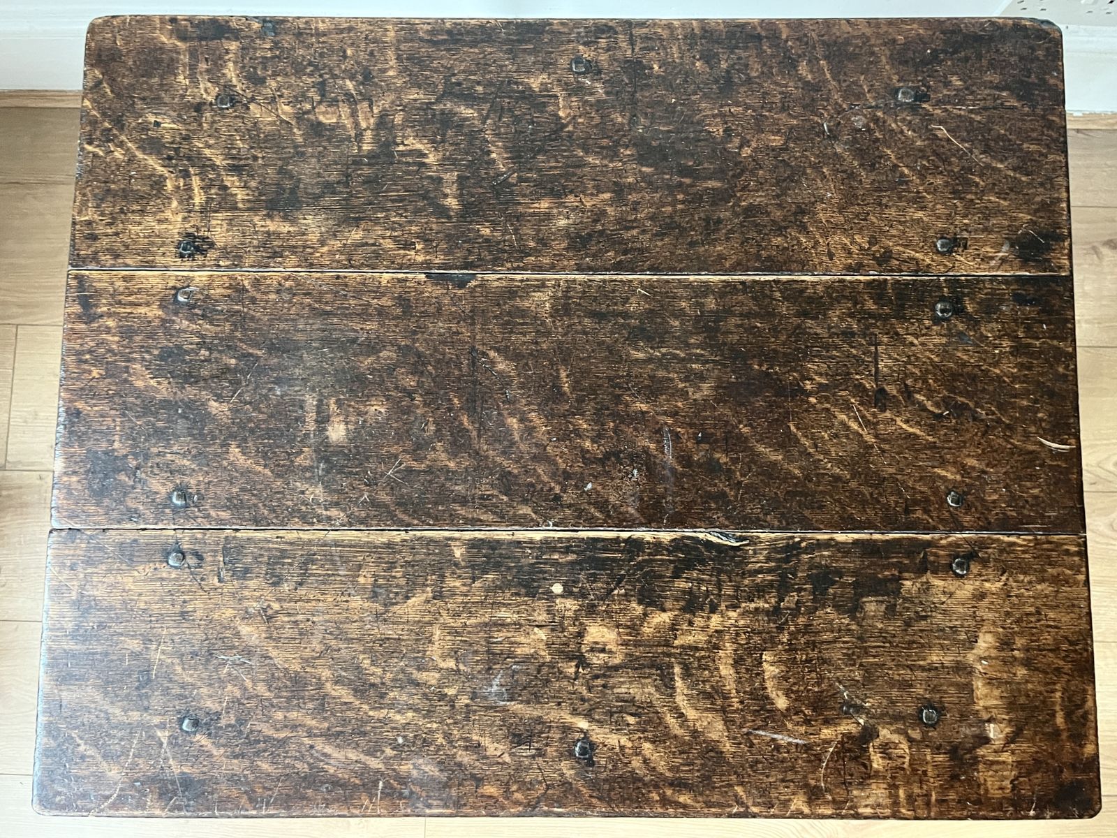 Small Antique Tudor Oak Table From The Late 1600's photo Furniture