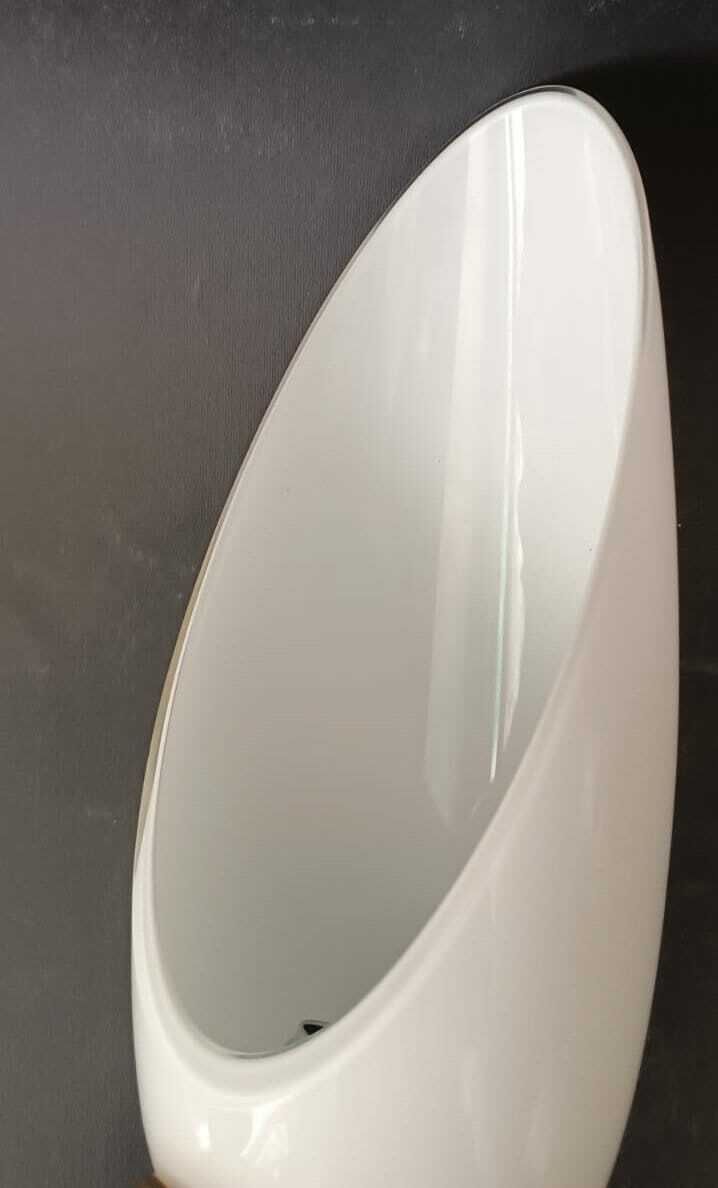Egoluce Wall Lamp In White Murano Glass, Vintage 90s Melograno Blu With Gold Base photo Lighting