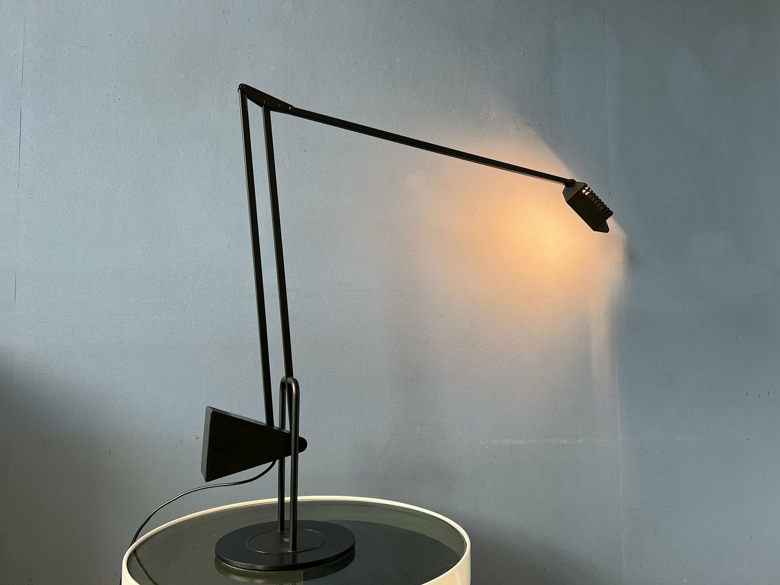 Postmodern 80s Flamingo Desk Lamp By Fridolin Naef For Luxo photo Lighting