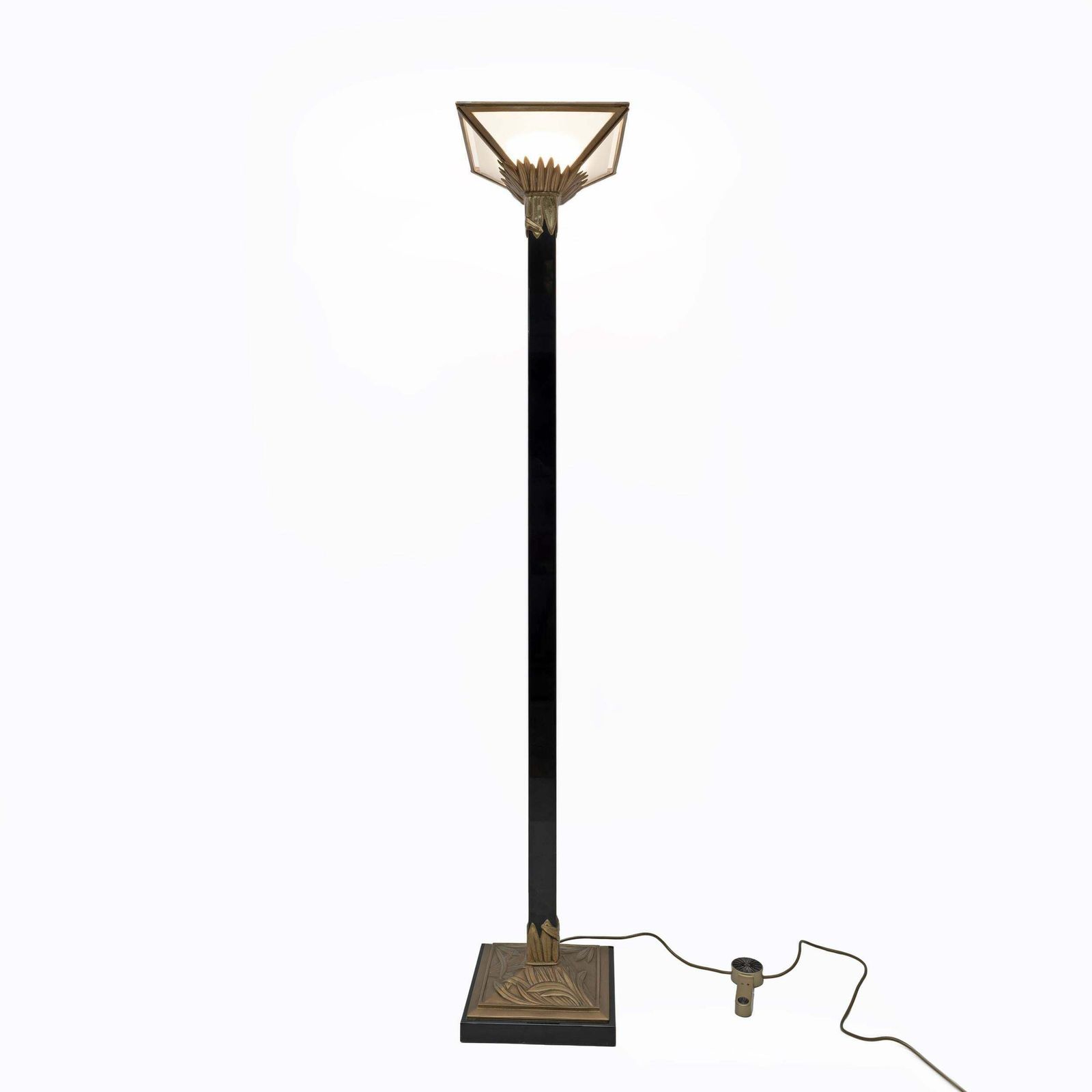 Gianfranco Frattini Art Deco Style Italian Floor Lamp By Relco Milano, 1970s photo furniture
