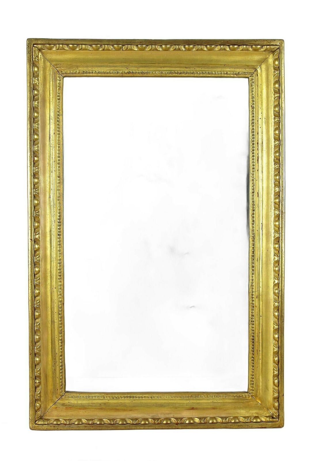 19th Century Golden Biedermeier Mirror With Bulls Eye Bars, Austria Ca. 1830