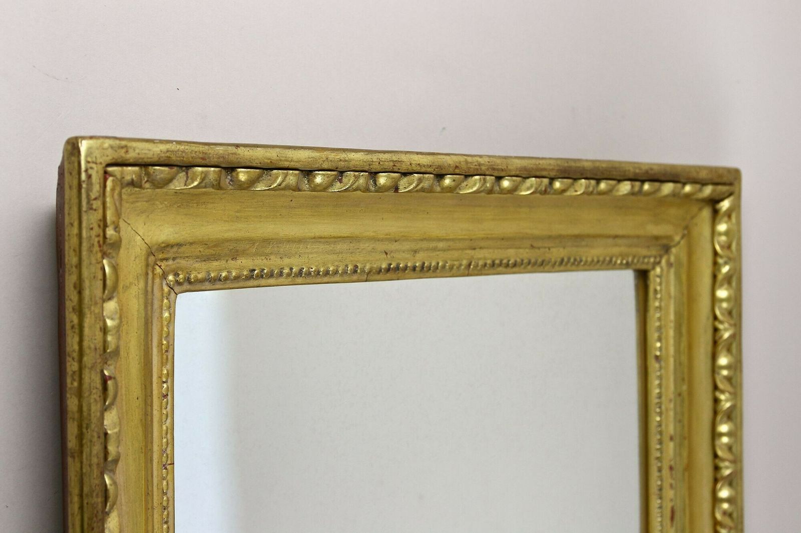 19th Century Golden Biedermeier Mirror With Bulls Eye Bars, Austria Ca. 1830 photo Home Decor