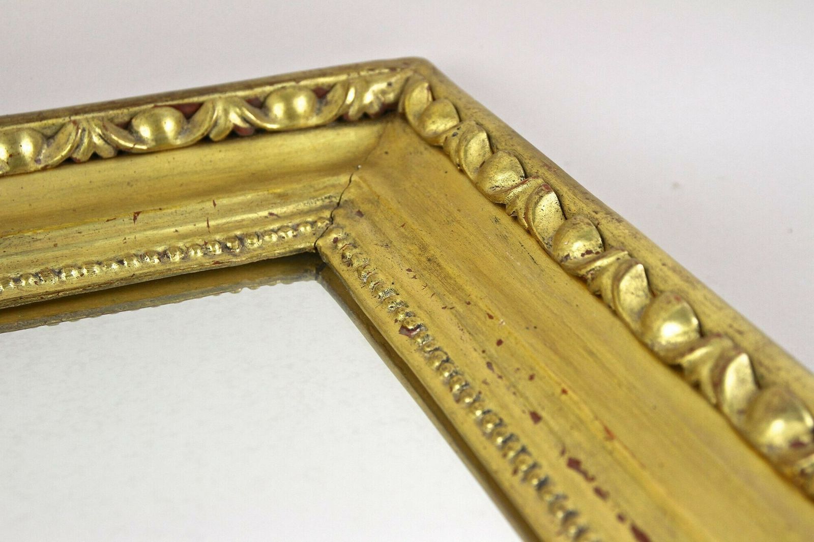 photo buy 19th Century Golden Biedermeier Mirror With Bulls Eye Bars, Austria Ca. 1830