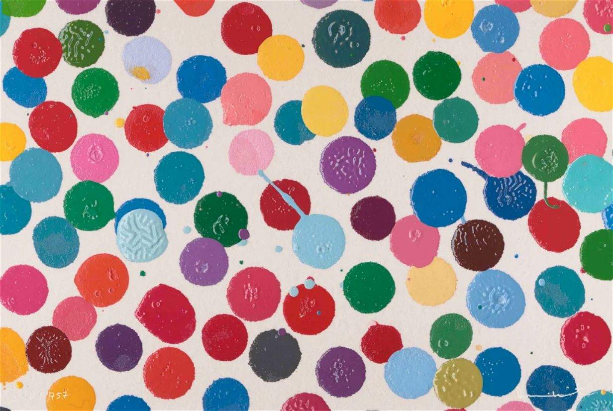 Damien Hirst The Currency Unique Print (H11 757) photo furniture