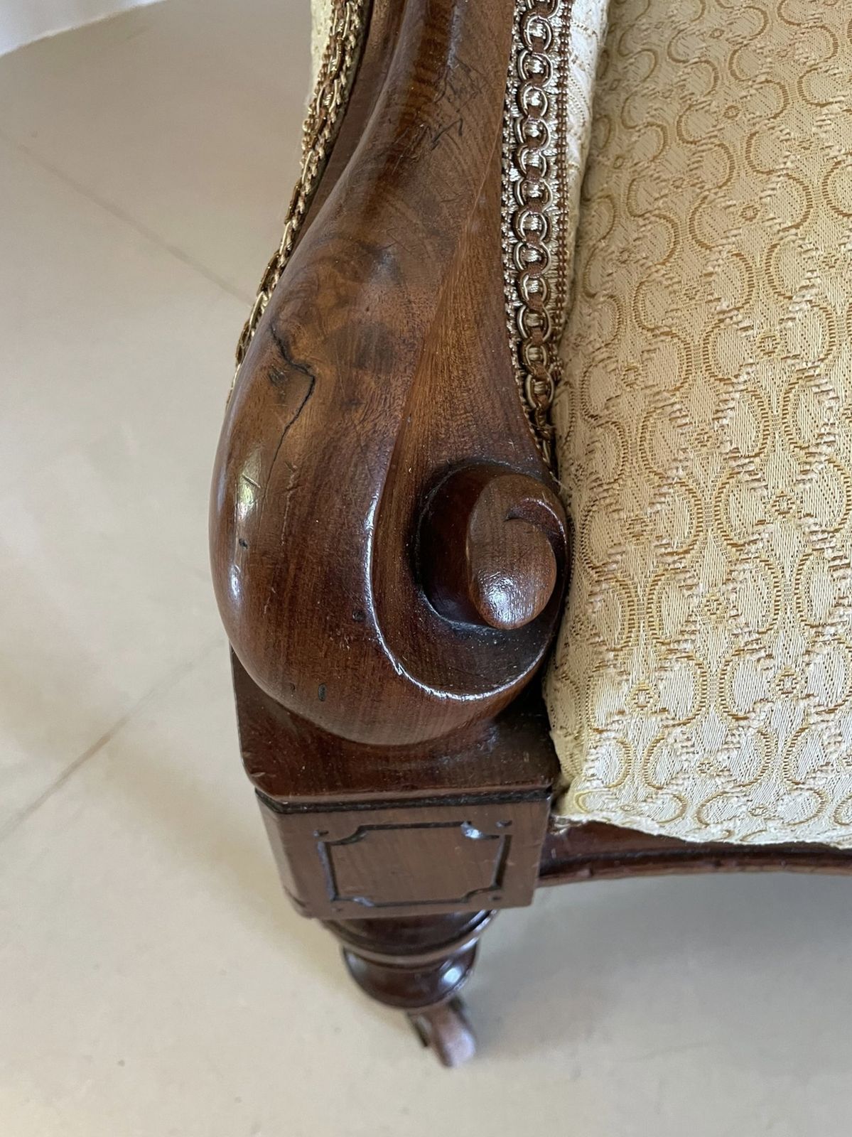 Unusual Pair Of Antique 19th Century Quality Mahogany Armchairs photo for sale