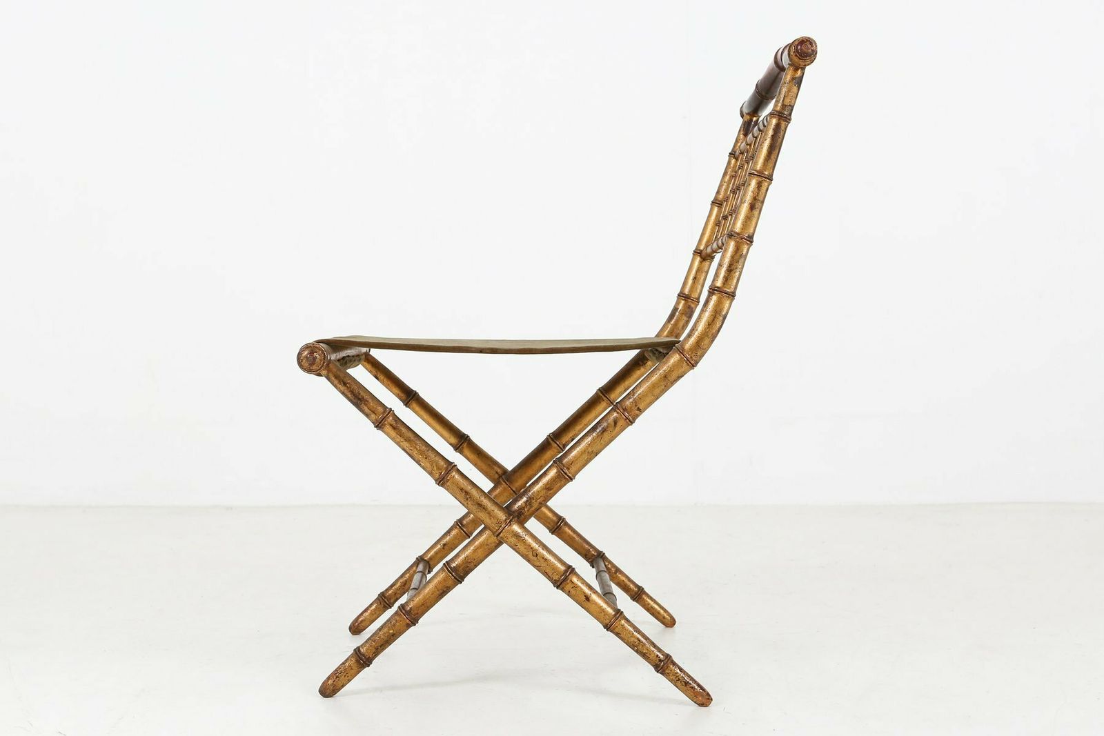 Fabric Folding Chair, 1850s, 1800s photo for sale