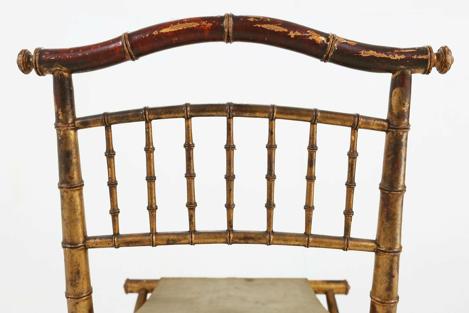 Fabric Folding Chair, 1850s, 1800s photo vinterior
