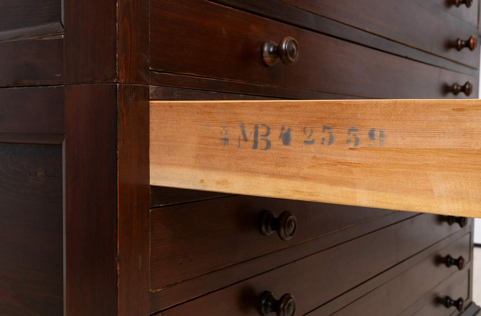 Large Filing Or Drawing Cabinet, Early 20th Century photo vintage