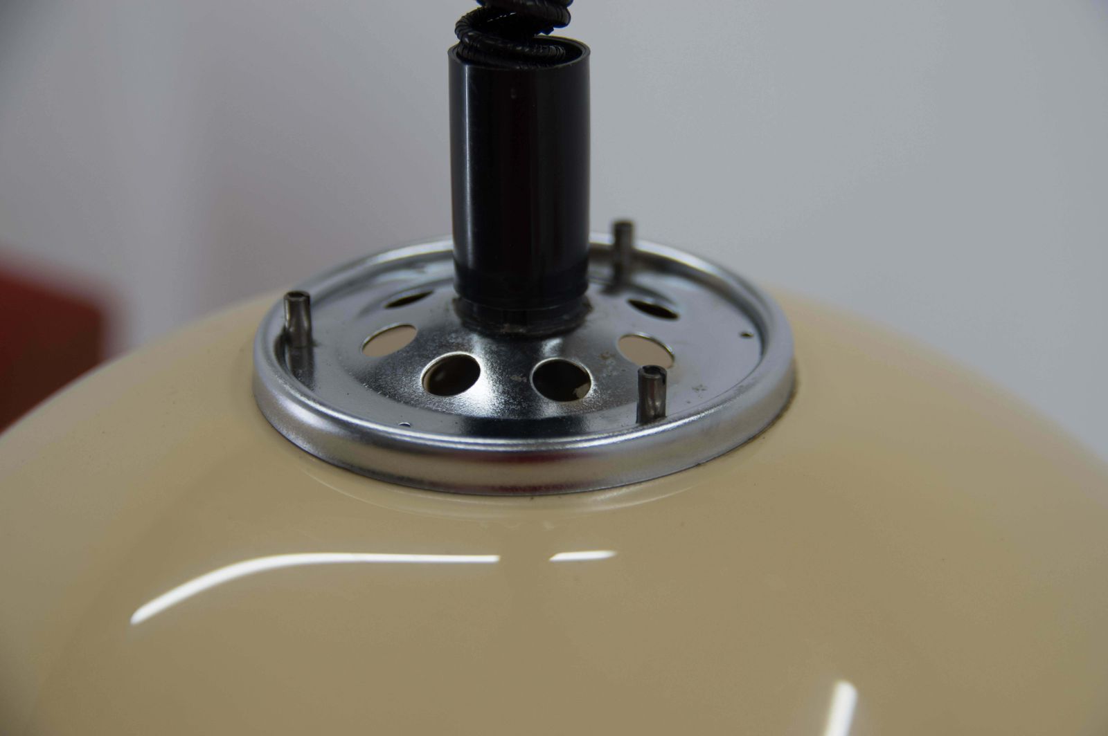 Mid-Century hanglamp ontworpen door Harvey Guzzini voor Meblo, Italië, jaren 1970 photo Verlichting