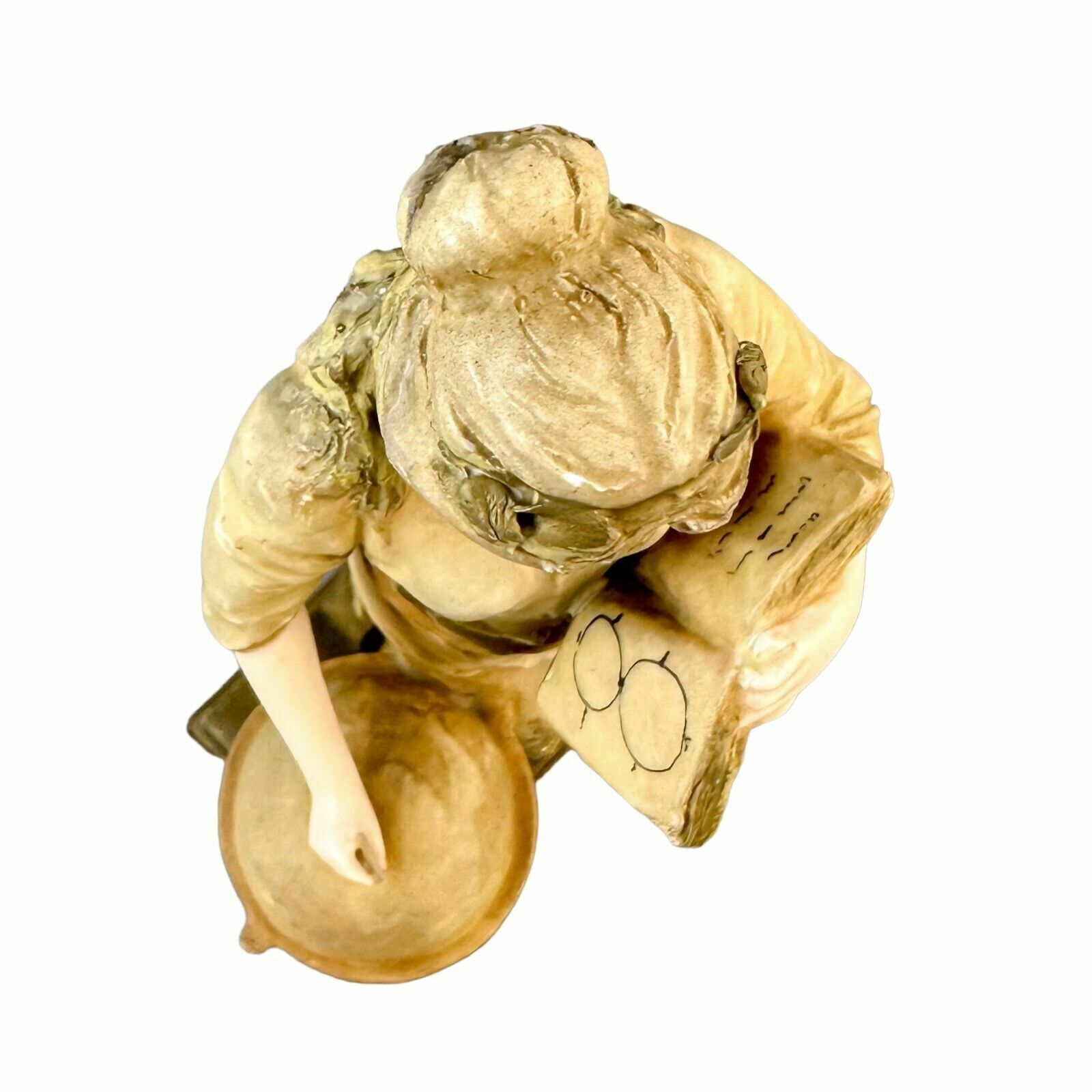 Antique Art Nouveau Ernst Wahliss Turn Wein Porcelain Figurine Woman "Geography" photo buy