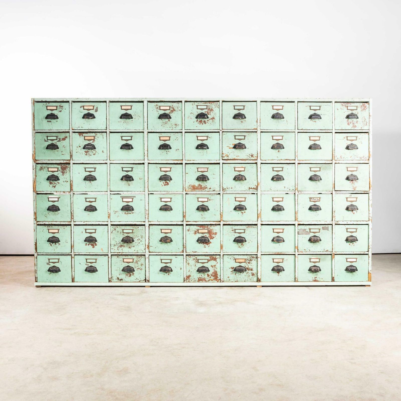 1950’s Very Large French Workshop Drawers – Fifty Four Drawers