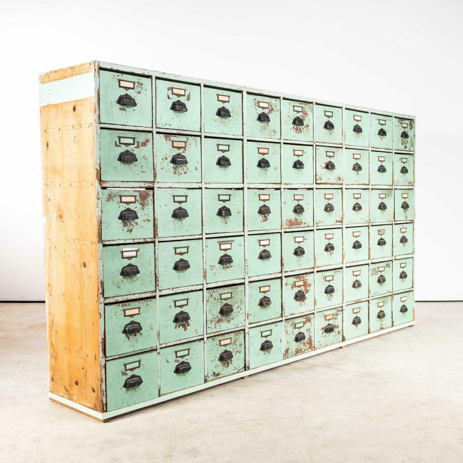 1950’s Very Large French Workshop Drawers – Fifty Four Drawers photo furniture
