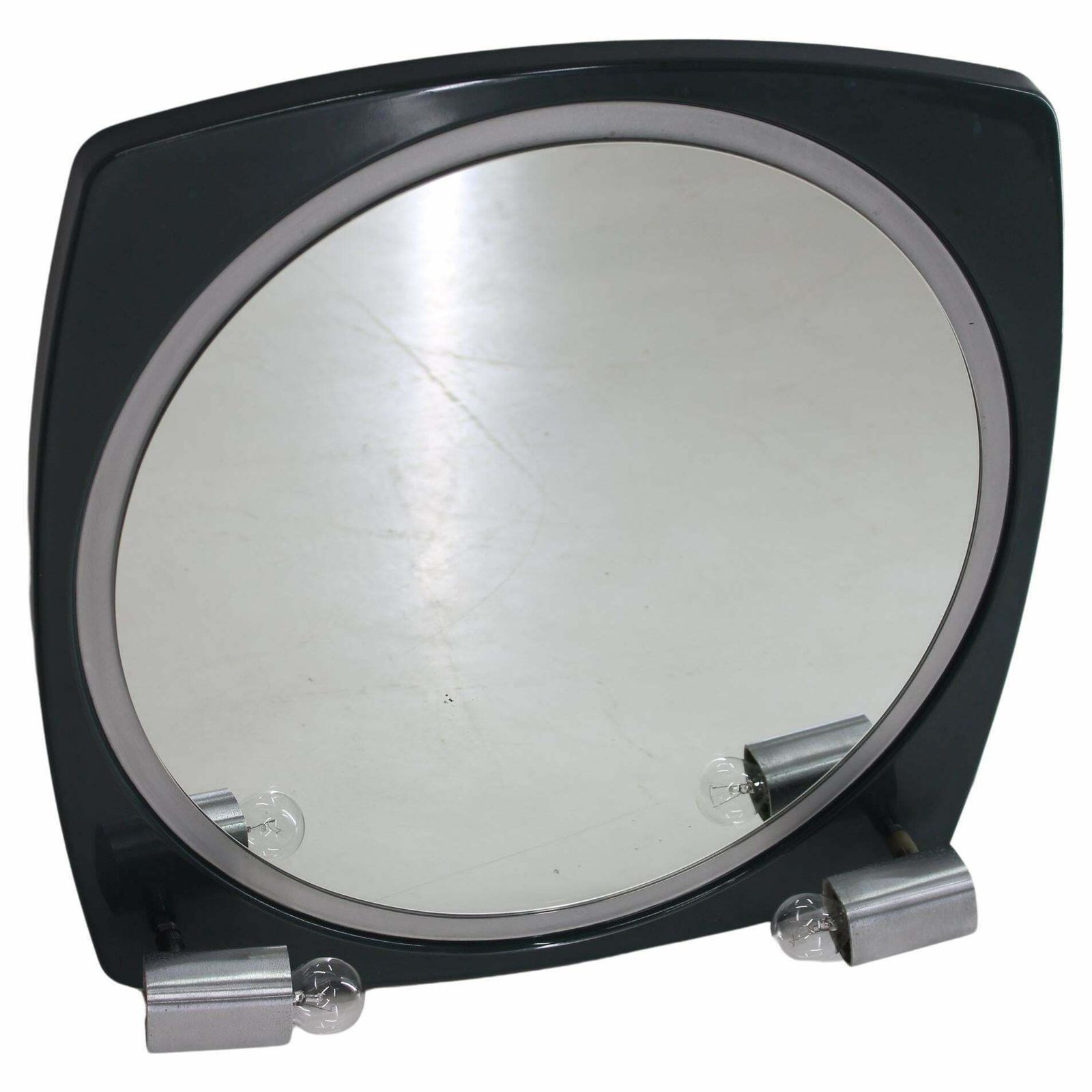 1970s Mirror With Lights By Thema , Italy