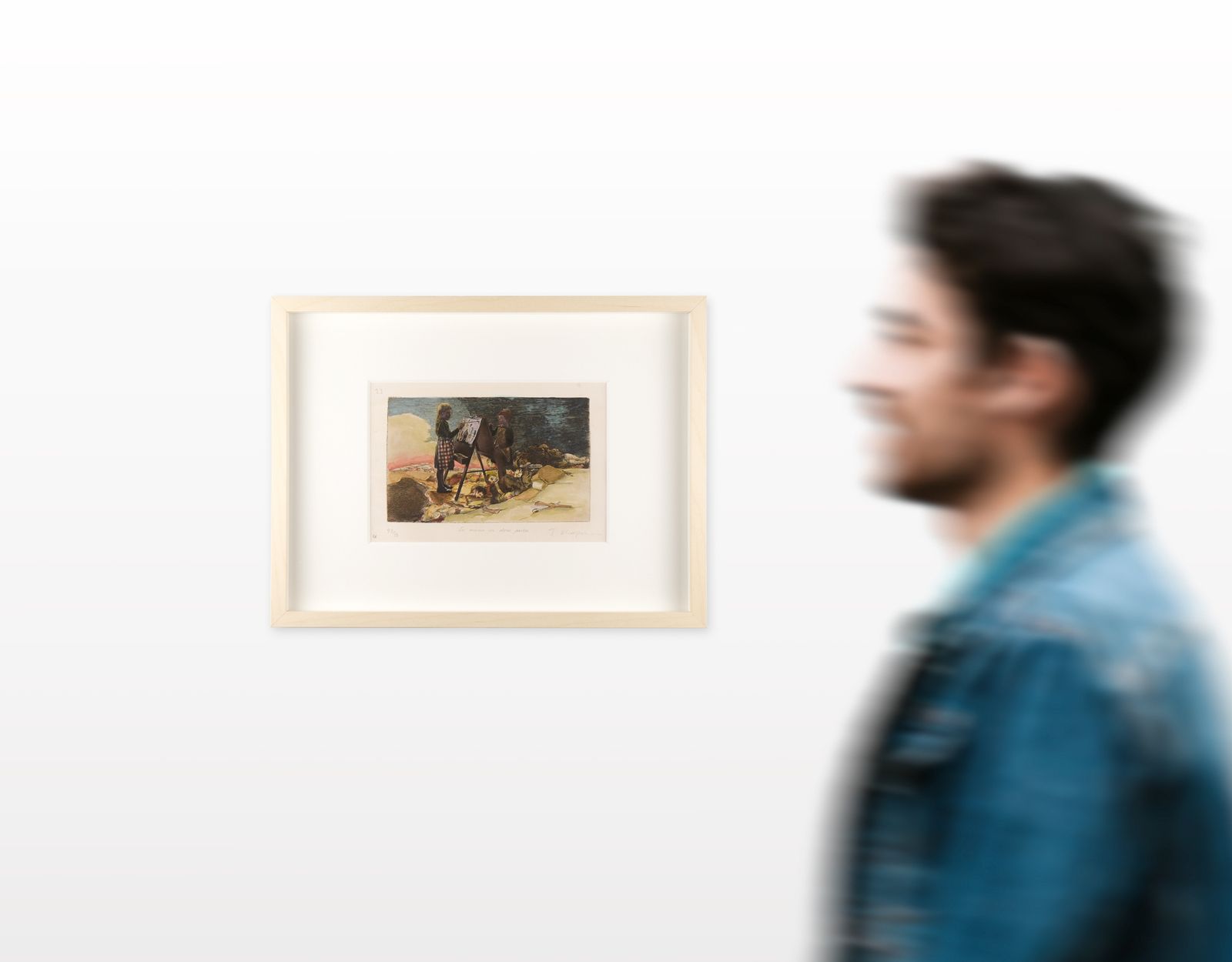 photo vinterior Jake Chapman Unique Hand Painted Signed & Numbered Limited Edition Print, 2022