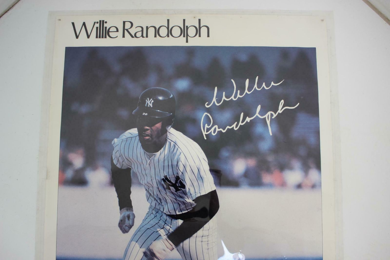 Mlb Poster Willie Randolph, 1978, United States Of America photo vinterior