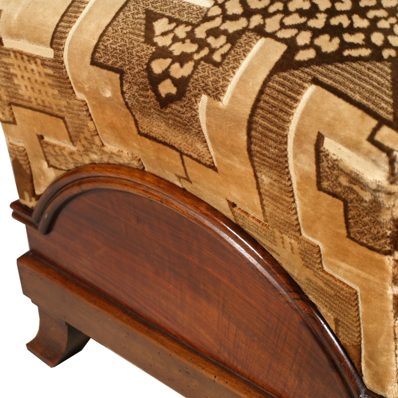 Furniture Early 20th Century, Pair Of Italy Art Deco Armchairs, Fortunato Depero Attributed photo