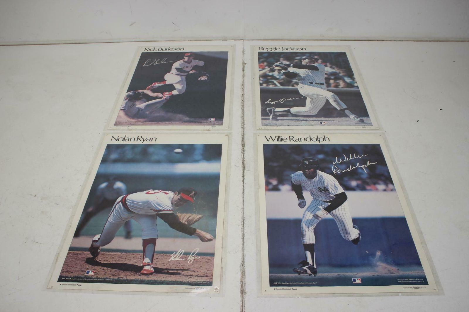 Set Of 4 Mlb Player Posters, 1978, United States Of America photo furniture