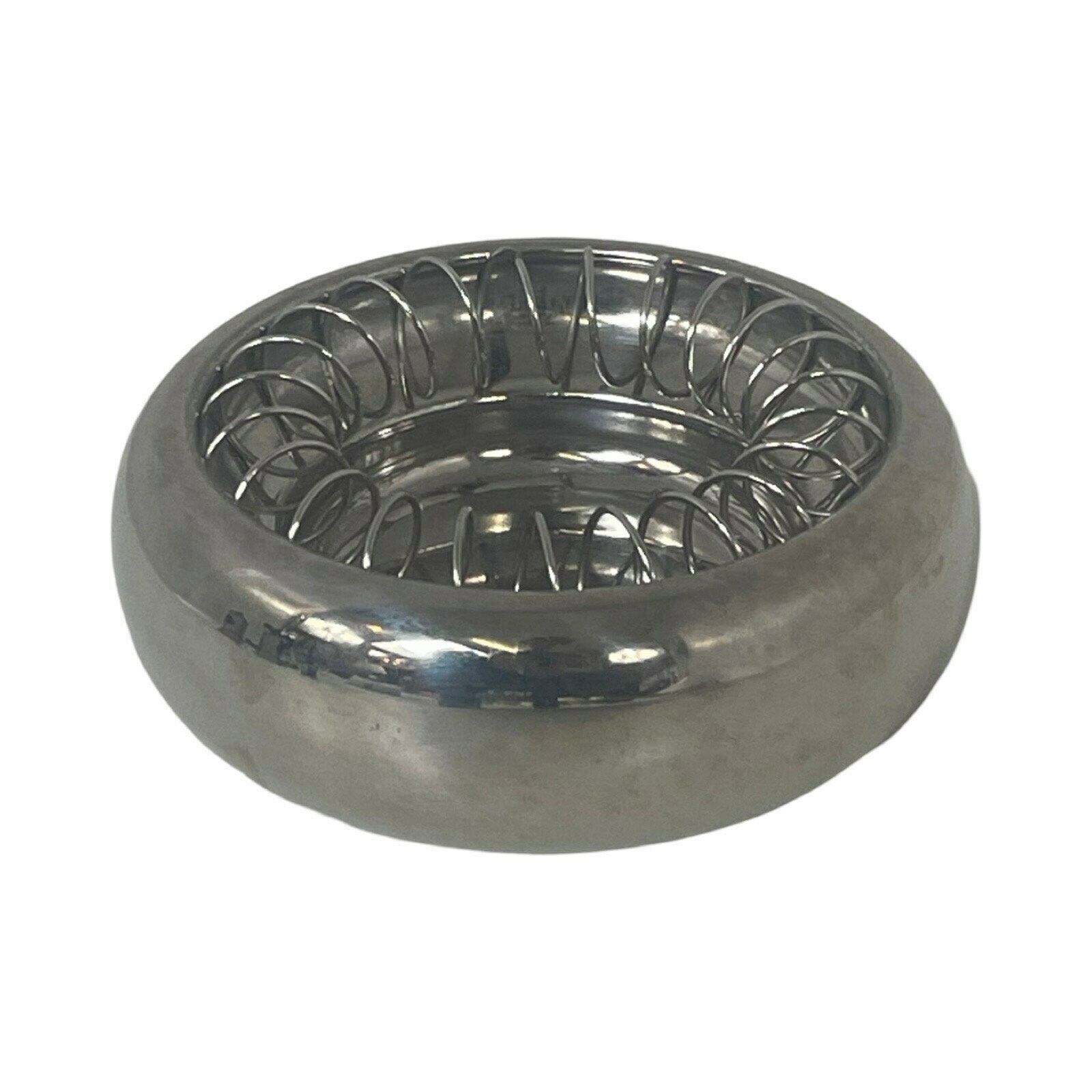 Achille Castiglioni For Alessi   Ashtray Model Spirale 7690   Polished Stainless Steel   80's