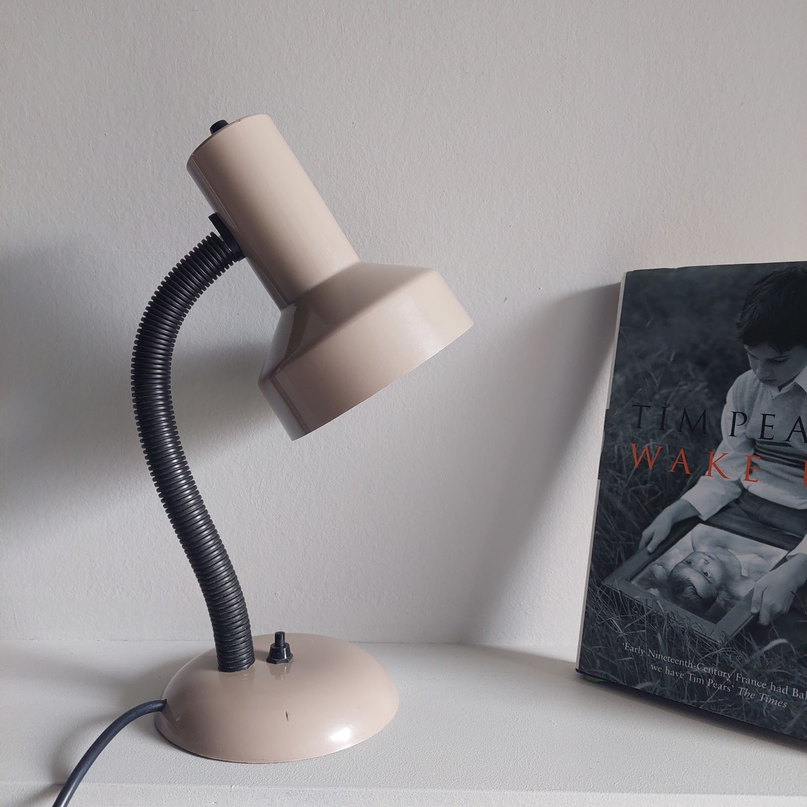 Mid Century Mushroom Gooseneck Desk Lamp By Maclamp For Habitat – 1970s photo vinterior