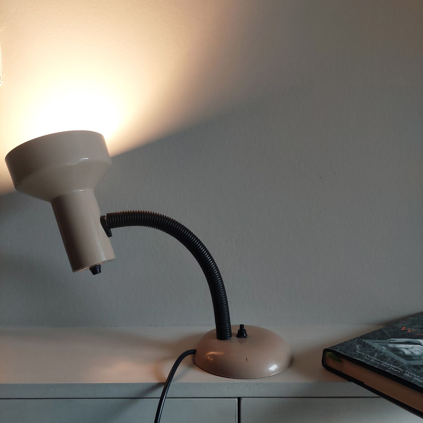 Lighting Mid Century Mushroom Gooseneck Desk Lamp By Maclamp For Habitat – 1970s photo