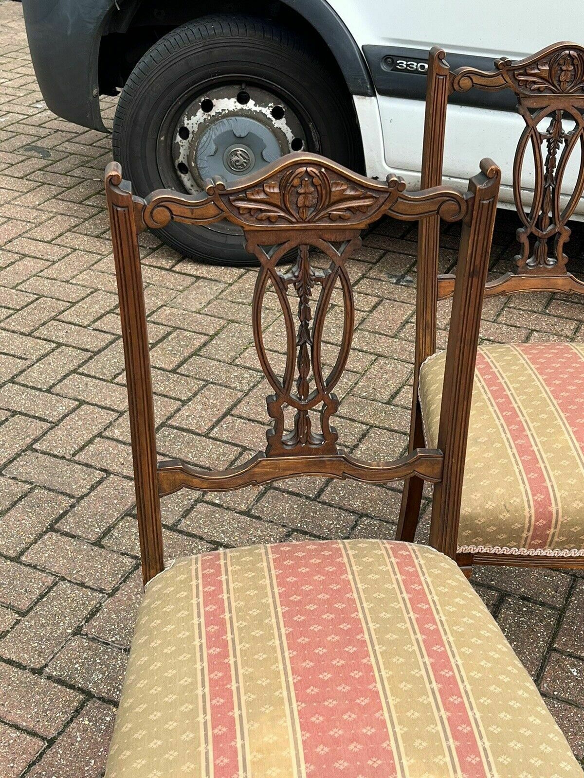 Edwardian Set Of Dining Chairs. photo 485.0