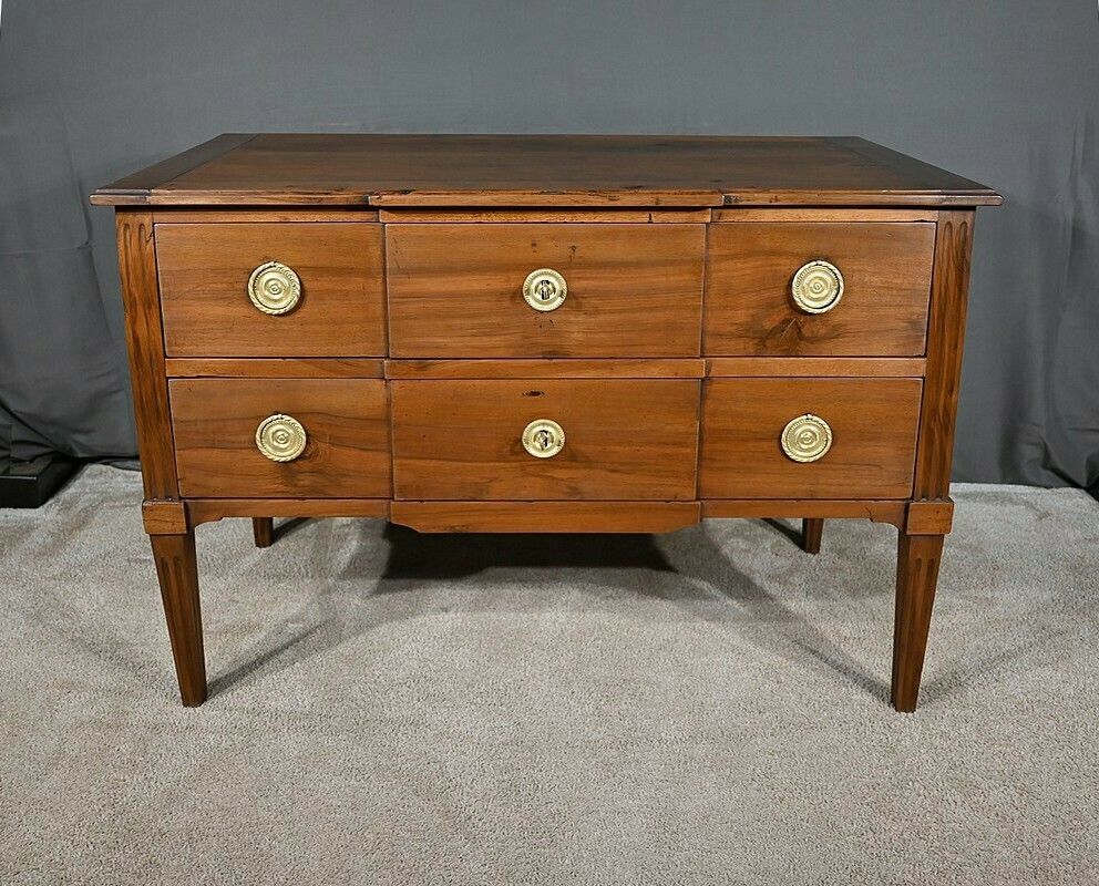 Sauteuse Chest Of Drawers In Walnut, Louis XVI Period – Late 18th Century photo buy