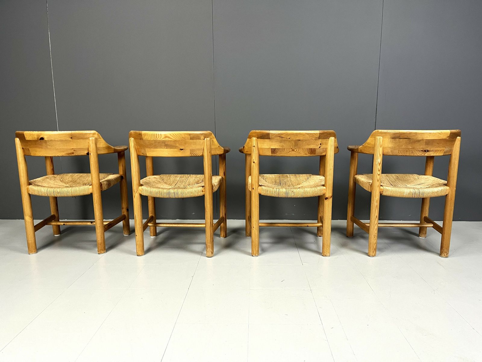 Rainer Daumiller Pine Wood Dining Chairs For Hirtshals Savvaerk   Set Of 4   1970s photo 1500.0