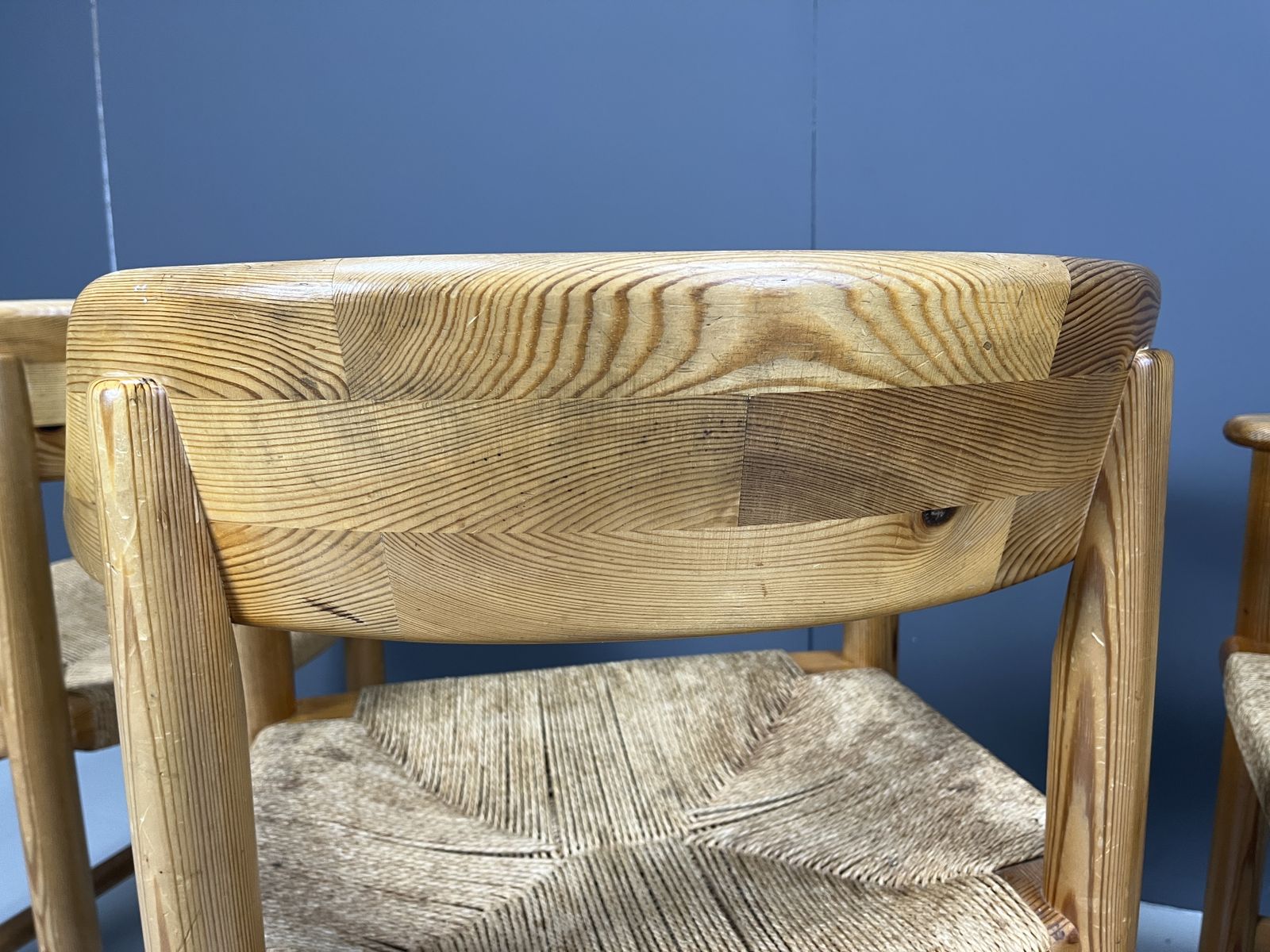 Furniture Rainer Daumiller Pine Wood Dining Chairs For Hirtshals Savvaerk   Set Of 4   1970s photo