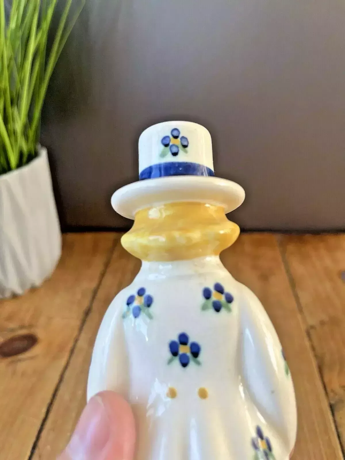 Home Decor Royal Copenhagen Jus Aluminia Farmer Boy Hans Candle Holders Scandi Folk Faience photo