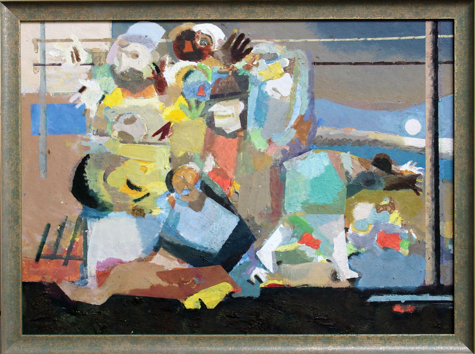 Victor Karnauh An Empty Game. Oil On Canvas, 42, 5 X 58, 5 Cm photo furniture