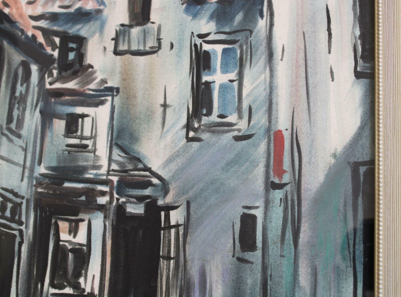 Janis Brekte Old Town. 1971. Watercolor On Paper, 56x41 Cm 1971 photo 1203.0