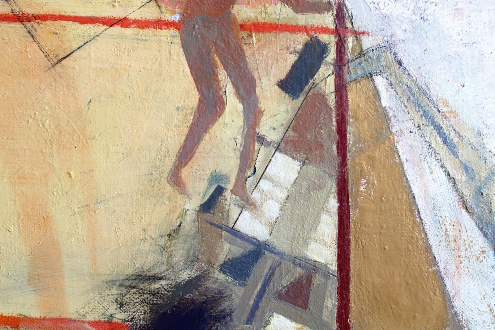 Victor Karnauh Path. Oil On Canvas, 90x110 Cm 1990s photo vinterior