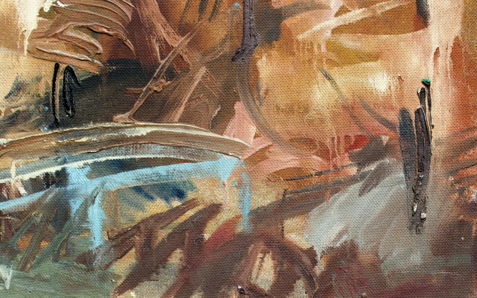 Victor Karnauh Autumn Wind. Cardboard, Oil, 64 X 75 Cm photo 790.0