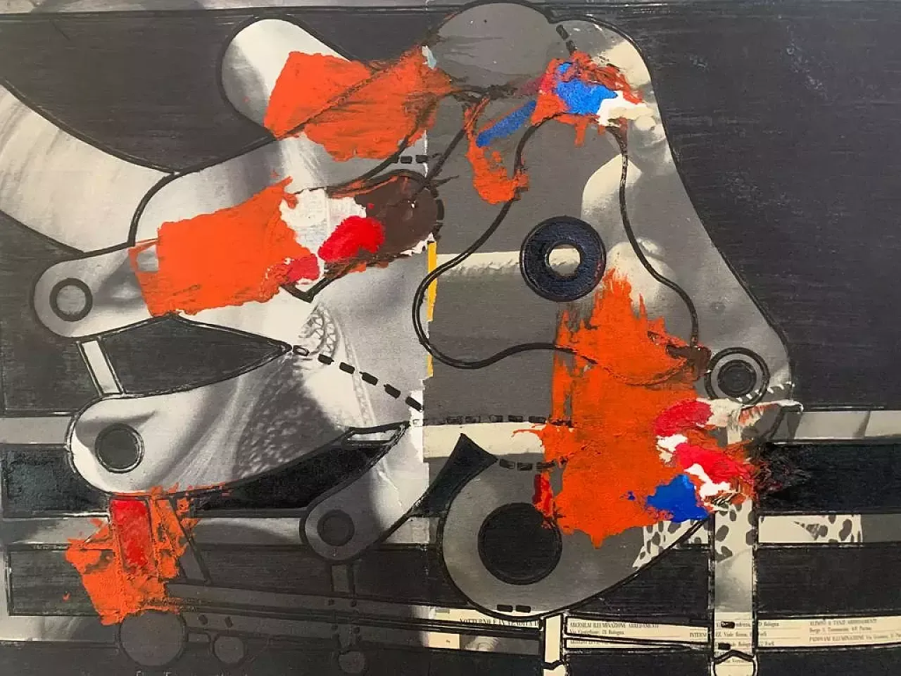 Renato Volpini, Space Machine Gear, Mixed Media, 1968 photo for sale