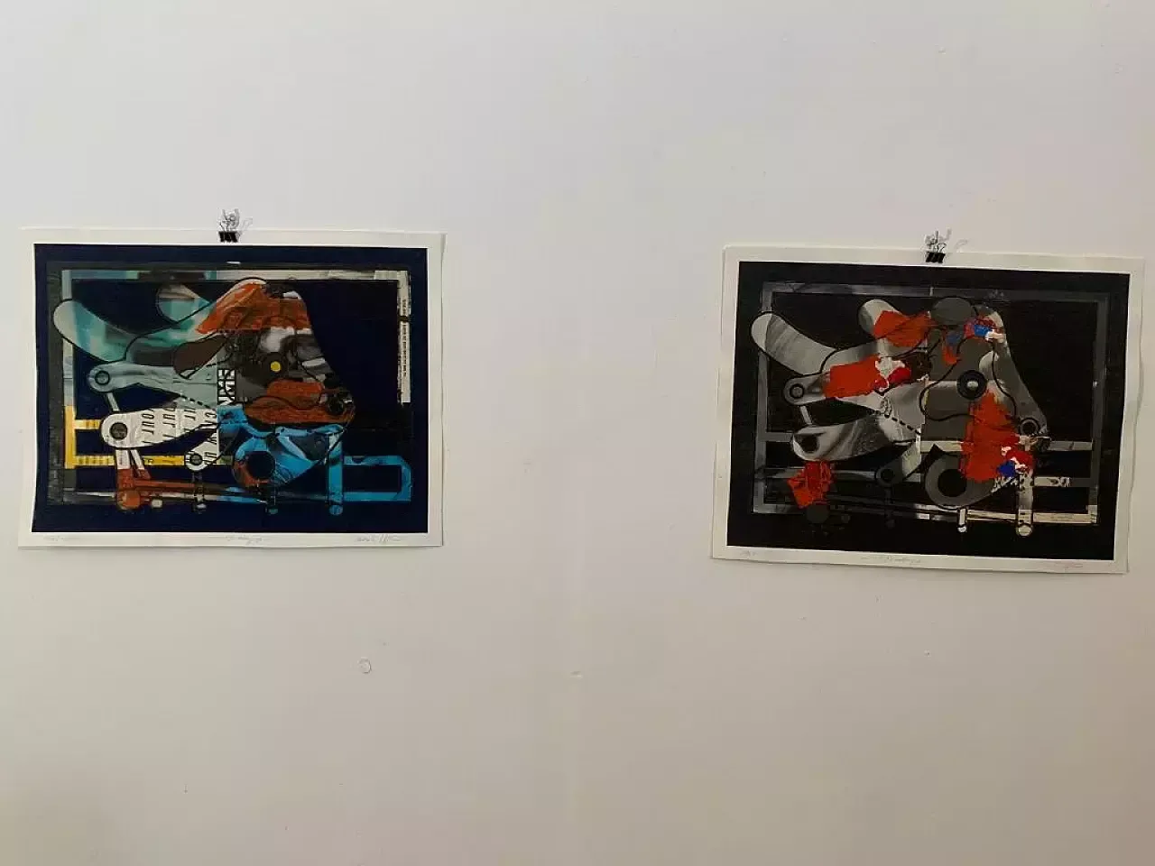 1569.0 Renato Volpini, Space Machine Gear, Mixed Media, 1968 photo