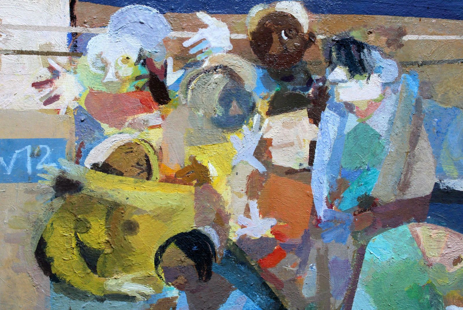 Victor Karnauh A Provincial Delight. Oil On Canvas, 41 х 51 Cm 1990s photo 1375.0