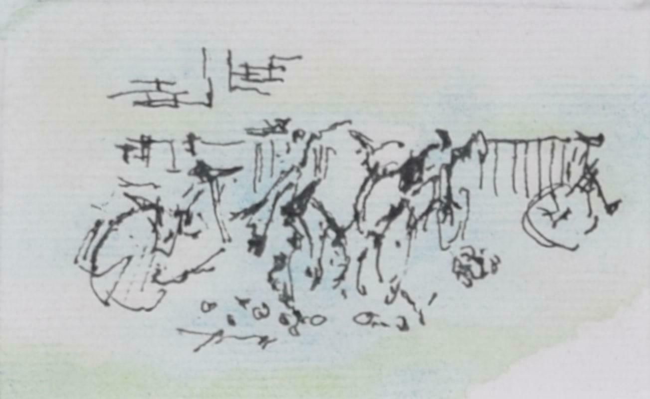 Unknown Pembroke College, Cambridge Watercolour Vignettes 1998 photo 300.0