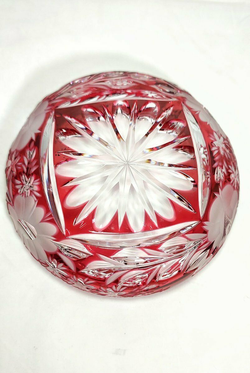Schonborner Bleikristal Cut Crystal Ashtray, Germany, 1970s photo for sale