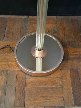 Art Deco Glass Floor Lamp, 1930s photo 800.0