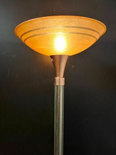 photo for sale Art Deco Glass Floor Lamp, 1930s