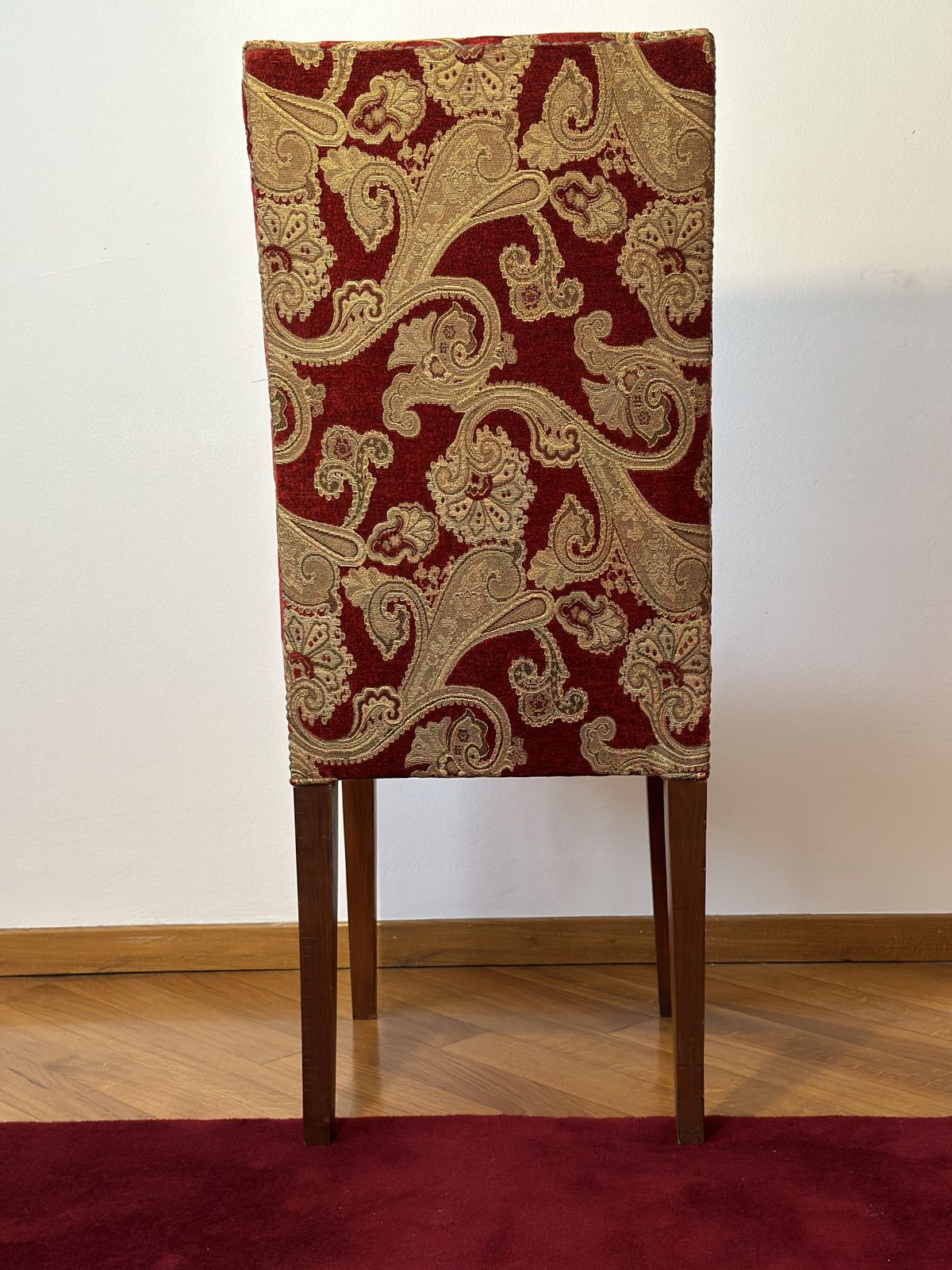 Dining Chairs In Cedar Wood And Fabric   Set Of 8 photo buy