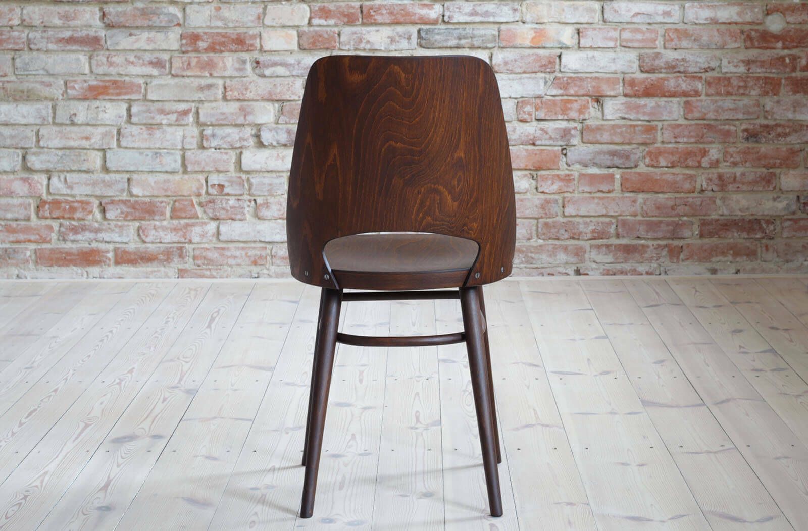 photo vinterior Set Of 8 Dining Chairs By Radomir Hofman For Ton, Model 514, Beech Veneer