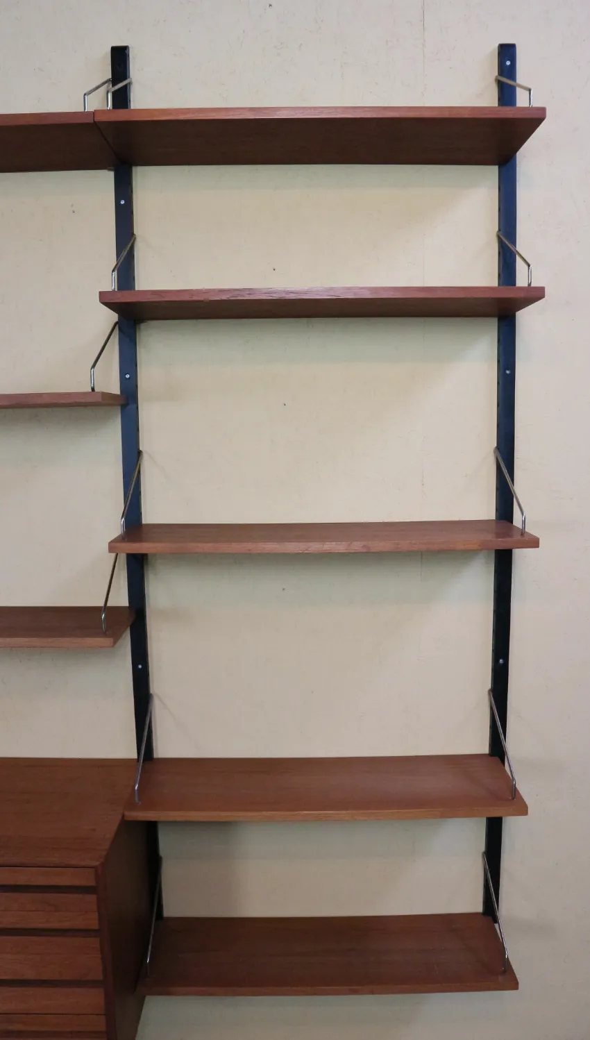 Poul Cadovius Xxl Royal System Danish Modern Teak Wall Unit Shelving, 1960 photo Furniture