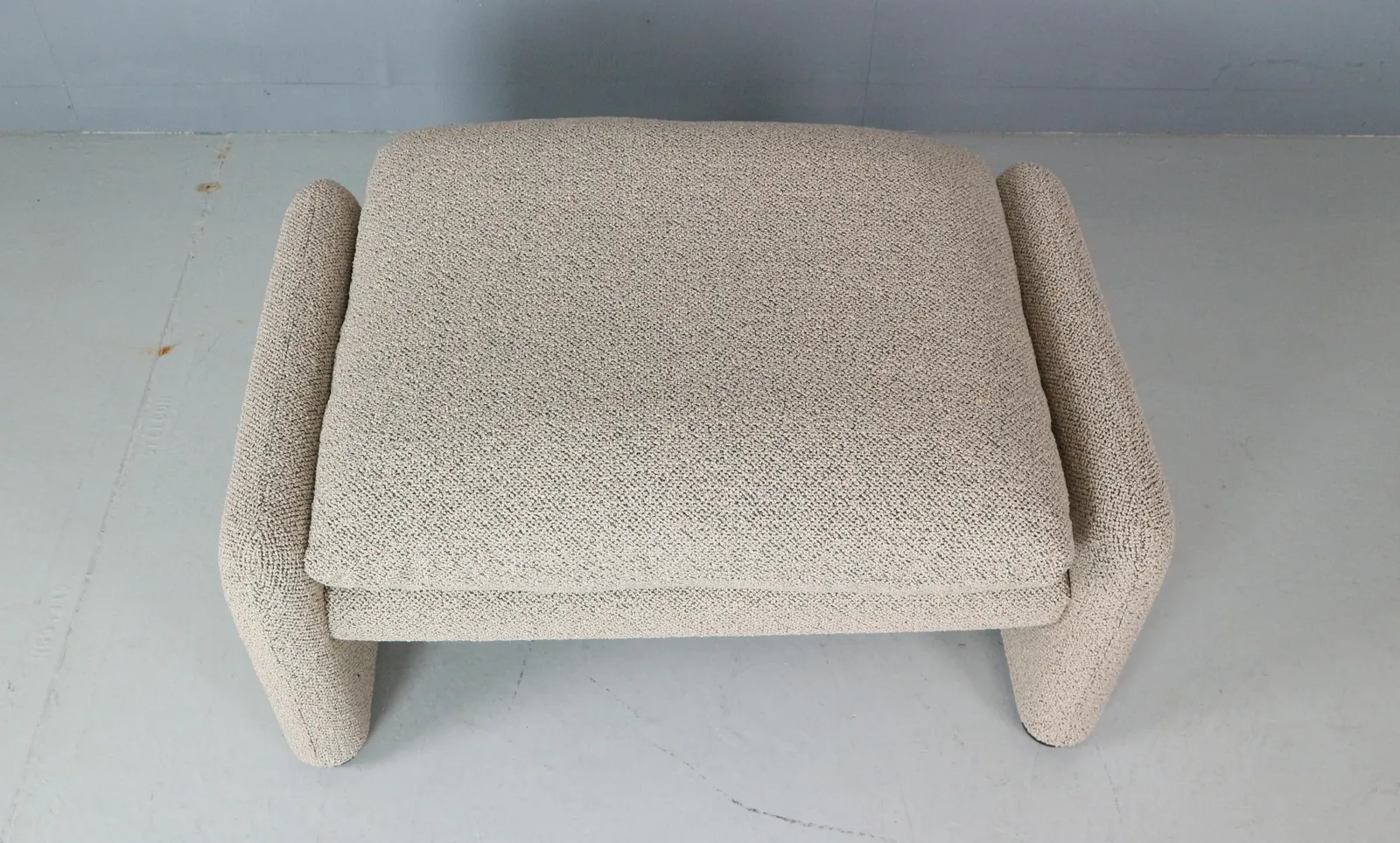 Furniture Vico Magistretti "Maralunga" Footstool Re Upholstered For Cassina photo