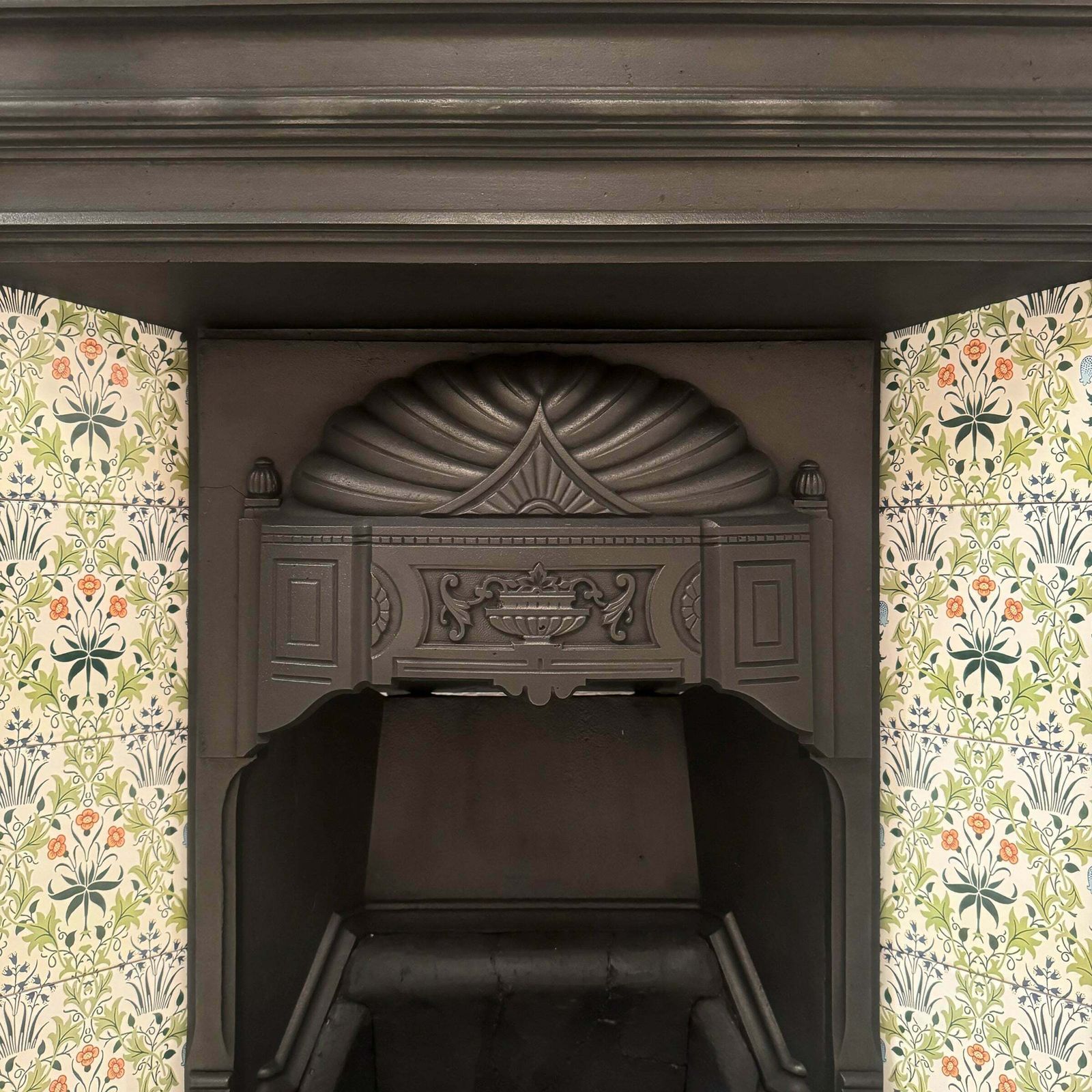 Antique Victorian Tiled Cast Iron Combination Fireplace photo 1650.0