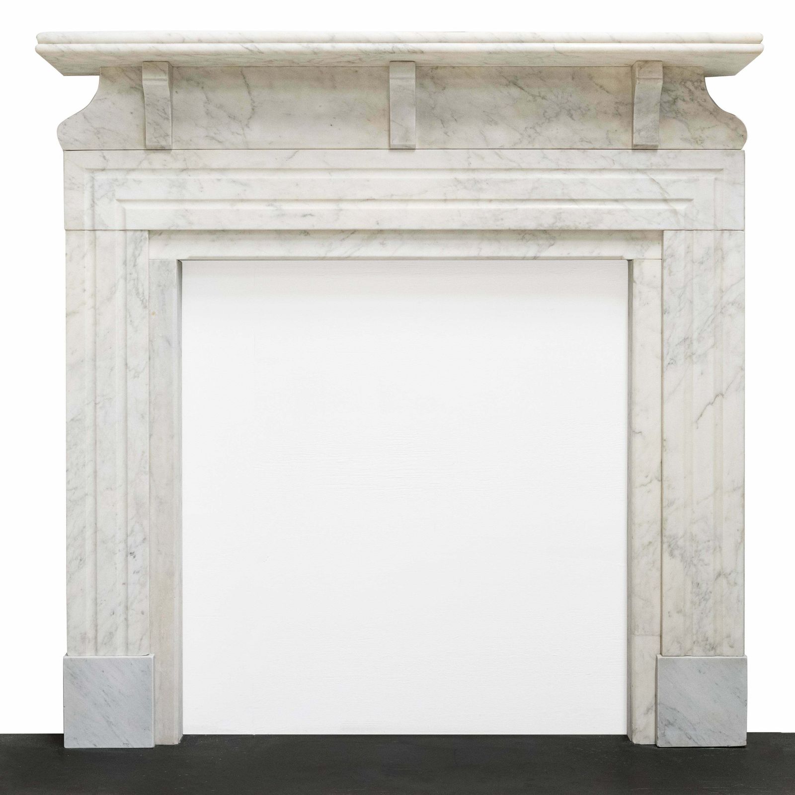 Antique Carrara Marble Chimneypiece